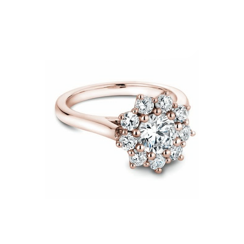 Noam Carver Floral Engagement Ring B090-01RA