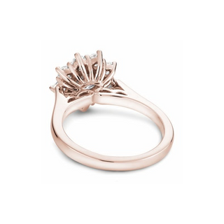 Noam Carver Floral Engagement Ring B090-01RA