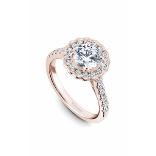Noam Carver Floral Engagement Ring B150-01RA