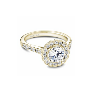 Noam Carver Floral Engagement Ring B150-01YA