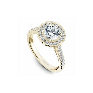 Noam Carver Floral Engagement Ring B150-01YA