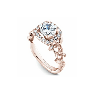Noam Carver Floral Engagement Ring B151-01RA