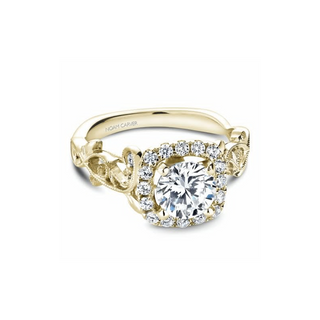 Noam Carver Floral Engagement Ring B151-01YA