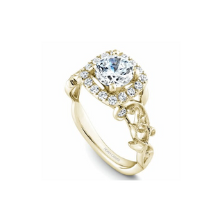Noam Carver Floral Engagement Ring B151-01YA