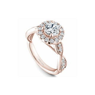 Noam Carver Floral Engagement Ring B160-01RA