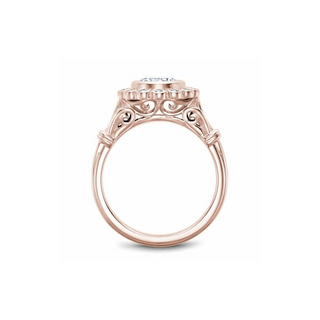 Noam Carver Floral Engagement Ring B170-01RA