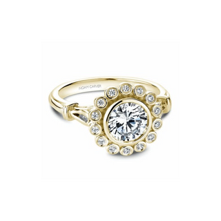 Noam Carver Floral Engagement Ring B170-01YA