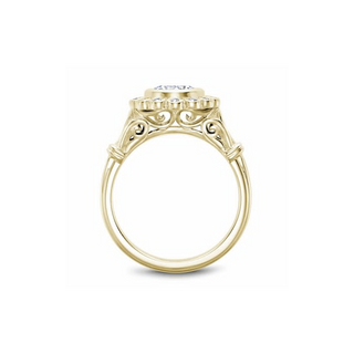 Noam Carver Floral Engagement Ring B170-01YA