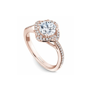 Noam Carver Floral Engagement Ring B176-01RA