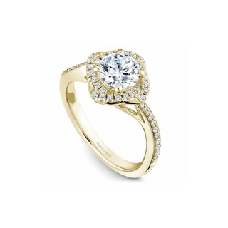 Noam Carver Floral Engagement Ring B176-01YA
