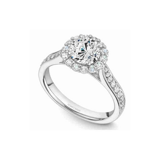 Noam Carver Floral Engagement Ring B250-01A
