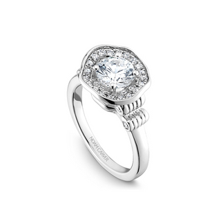 Noam Carver Floral Engagement Ring B014-01A