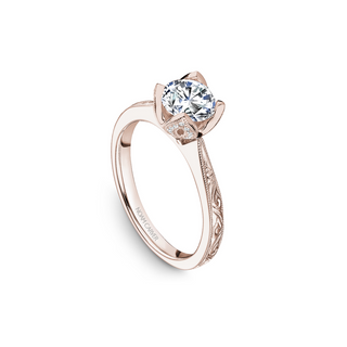 Noam Carver Floral Engagement Ring B019-03REA