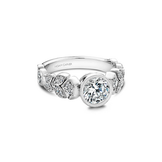 Noam Carver Floral Engagement Ring B028-01A
