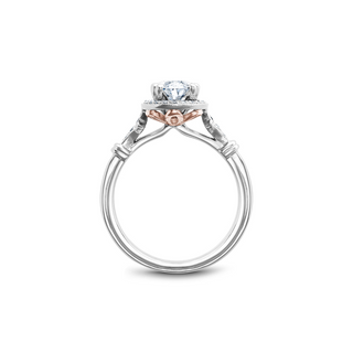 Noam Carver Floral Engagement Ring B076-02A