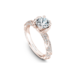 Noam Carver Floral Engagement Ring B081-02RA