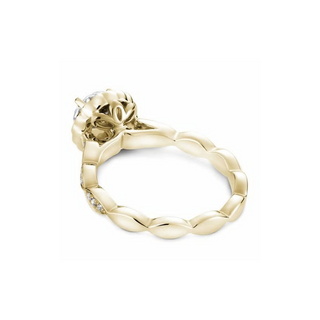 Noam Carver Floral Engagement Ring B085-01YA