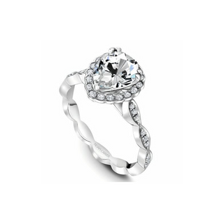 Noam Carver Floral Engagement Ring B085-03A