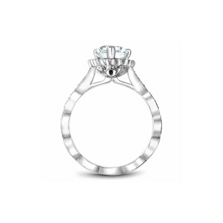 Noam Carver Floral Engagement Ring B085-03A