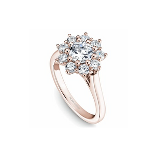 Noam Carver Floral Engagement Ring B090-01RA