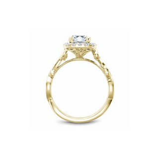 Noam Carver Floral Engagement Ring B151-01YA