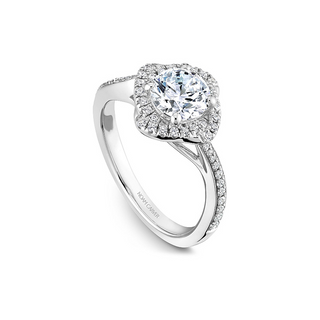 Noam Carver Floral Engagement Ring B176-01A