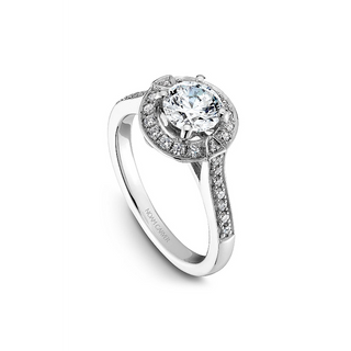 Noam Carver Floral Engagement Ring B066-01A