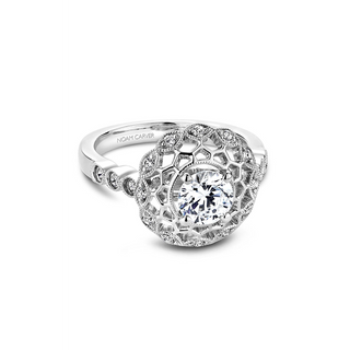 Noam Carver Floral Engagement Ring B068-01A