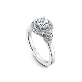 Noam Carver Floral Engagement Ring B072-01A