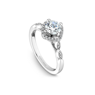 Noam Carver Floral Engagement Ring B084-01A