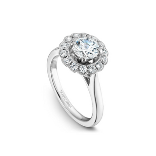 Noam Carver Floral Engagement Ring B086-01A
