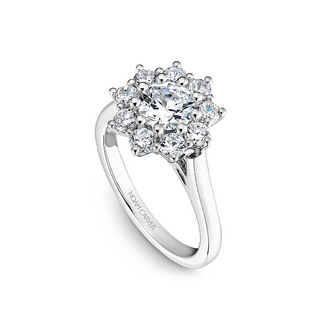 Noam Carver Floral Engagement Ring B090-01A