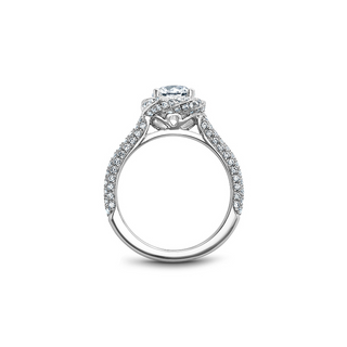 Noam Carver Floral Engagement Ring B164-01A