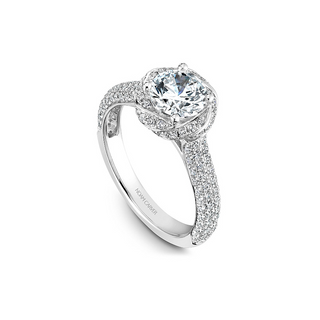 Noam Carver Floral Engagement Ring B164-01A
