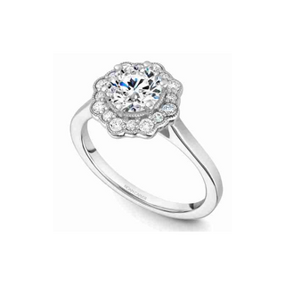 Noam Carver Floral Engagement Ring B243-01A