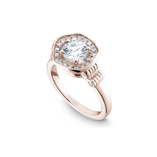 Noam Carver Floral Engagement Ring B014-01RA