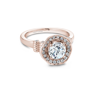 Noam Carver Floral Engagement Ring B014-01RA