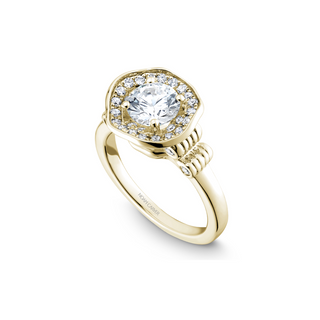 Noam Carver Floral Engagement Ring B014-01YA