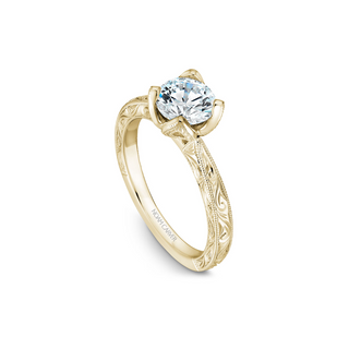 Noam Carver Floral Engagement Ring B019-02YEA