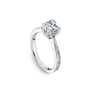 Noam Carver Floral Engagement Ring B019-03EA