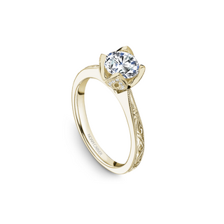 Noam Carver Floral Engagement Ring B019-03YEA