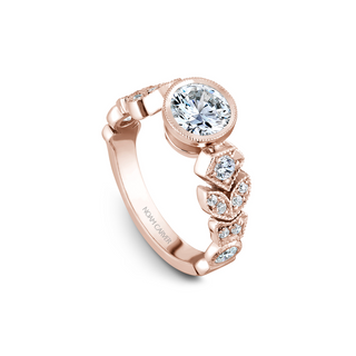 Noam Carver Floral Engagement Ring B028-01RA