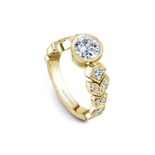 Noam Carver Floral Engagement Ring B028-01YA