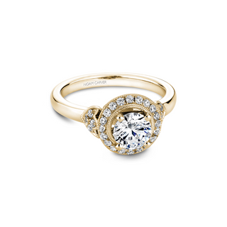Noam Carver Floral Engagement Ring B072-01YA