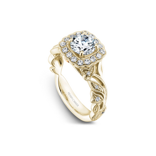 Noam Carver Floral Engagement Ring B075-01YA