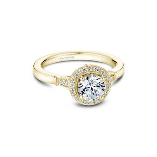 Noam Carver Floral Engagement Ring B077-01YA
