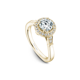 Noam Carver Floral Engagement Ring B077-01YA