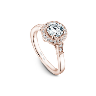 Noam Carver Floral Engagement Ring B077-01RA