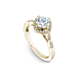 Noam Carver Floral Engagement Ring B084-01YA