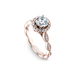 Noam Carver Floral Engagement Ring B085-01RA